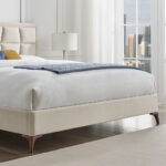 Limelight Carmen 4ft6 Bedframe - Natural Velvet - Image 4