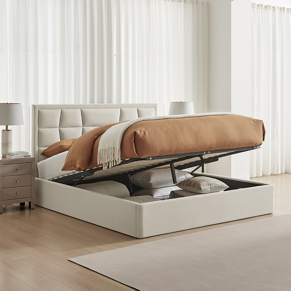 Limelight Carmen 4ft6 Ottoman Bedframe - Natural 01