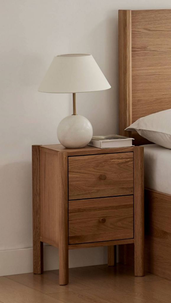 Limelight 2 Drawer Bedside Table 01