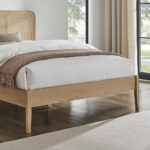 Limelight Giselle 5ft Rattan Bedframe - Oak - Image 4