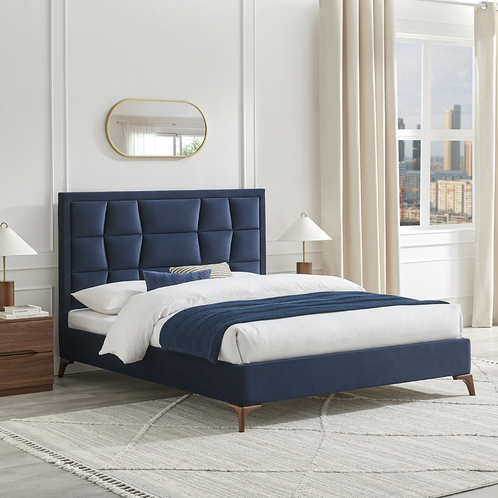 Limelight Carmen 5ft Bedframe - Navy 01