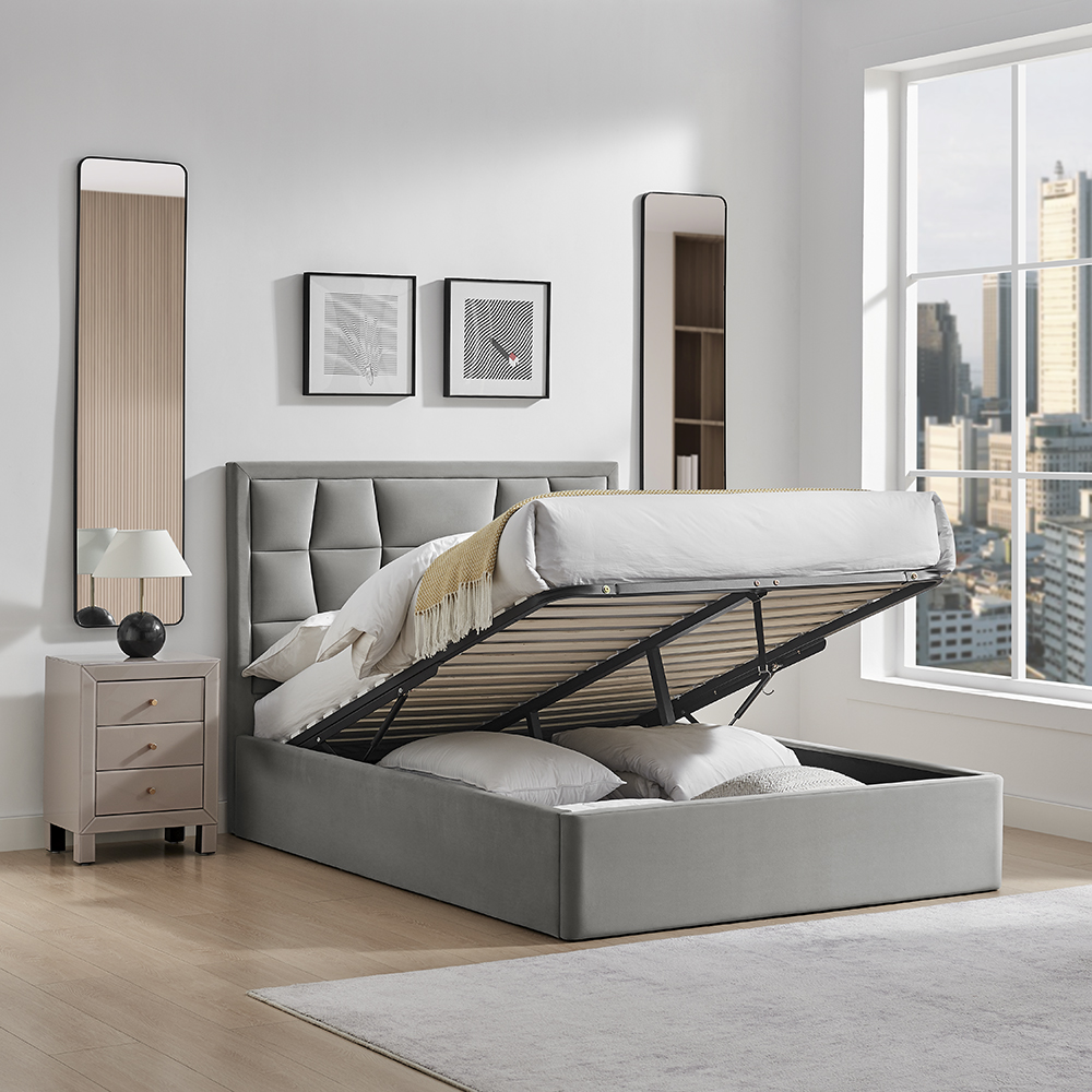 Limelight Carmen 6ft Ottoman - Silver 01