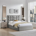 Limelight Carmen 6ft Ottoman Bedframe - Silver - Image 2