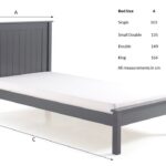 Limelight Taurus 5ft Low End Bedframe - Waxed Pine - Image 5