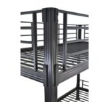 No Bolts 3ft Contract Bunk Bed in Black - Image 4