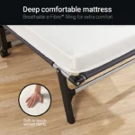 Jaybe Rollaway 2ft6 Folding Bed with e-Fibre Mattress - 125801 - Image 4