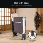 Jaybe Rollaway 2ft6 Folding Bed with e-Fibre Mattress - 125801 - Image 5