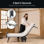 Jaybe Rollaway 2ft6 Folding Bed with e-Fibre Mattress - 125801 - Image 6