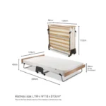 Jaybe J-Bed Performance Airflow Folding bed - 4ft - 111200 - Image 3