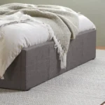 Berlin 4ft Ottoman in Grey Fabric - Image 4