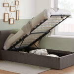 Berlin 3ft Ottoman in Grey Fabric - Image 2