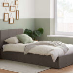 Berlin 3ft Ottoman in Grey Fabric - Image 3