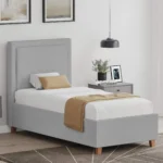 Bonnie 4ft Ottoman Bedframe - Greige Fabric - Image 2