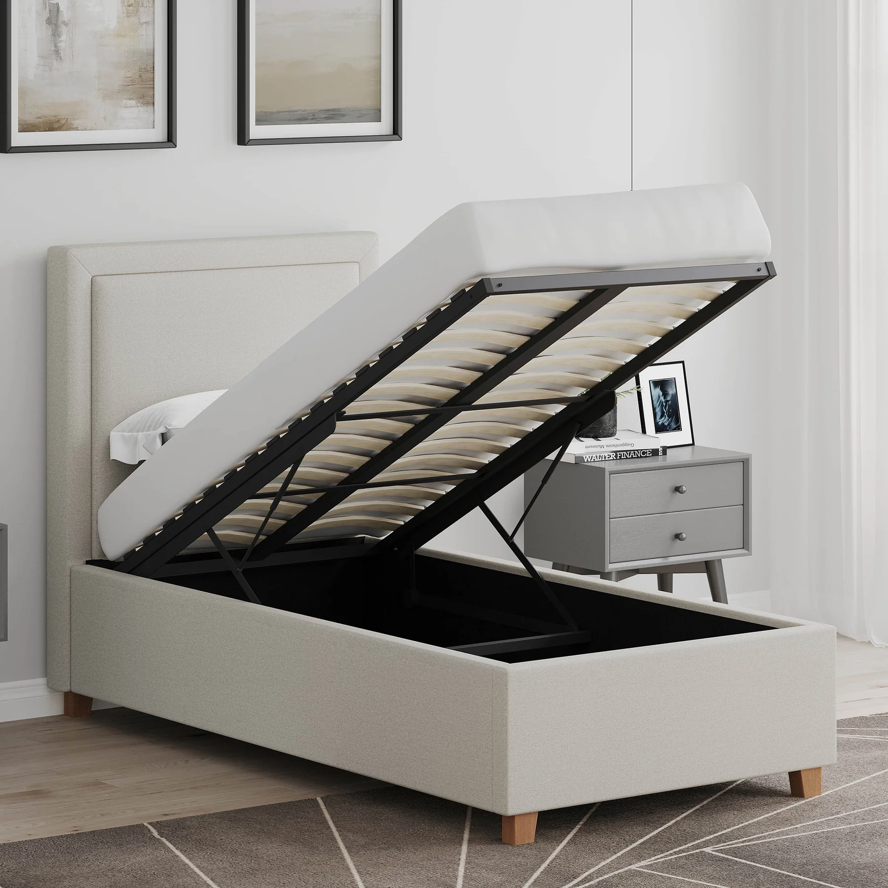 Balmoral - Bonnie 4ft Otto - Beige 01