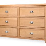 Honey B Newbury 6 Drawer Chest - Oak - Image 2