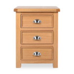 Honey B Newbury Bedside Locker - Oak - Image 7