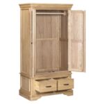 Honey B Oslo Wardrobe - Light Oak - Image 3