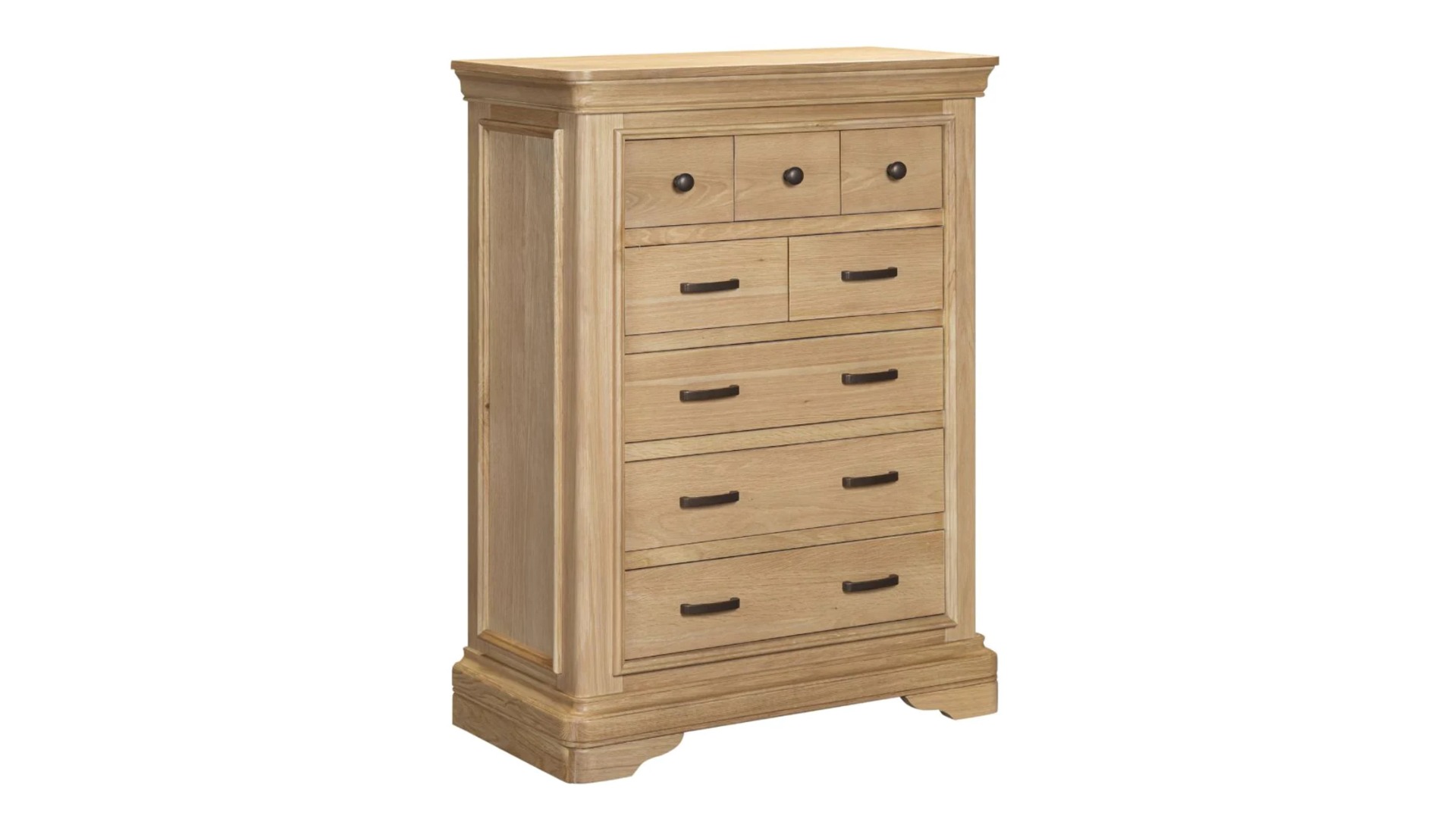 Honey B Oslo Chest Of 8 Drawers - Light Oak | Buy Online | Beds.ie