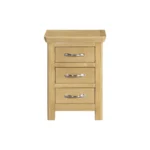 Honey B Manhattan Bedside Locker - Oak - Image 4