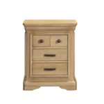 Honey B Oslo Bedside Locker- Light Oak - Image 4