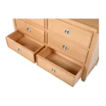 Honey B Newbury 6 Drawer Chest - Oak - Image 4
