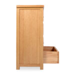 Honey B Newbury 5 Drawer Chest - Oak - Image 5