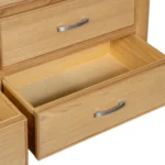 Honey B Sligo 6 Drawer Chest - Oak - Image 4