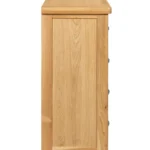 Honey B Sligo 5 Drawer Chest - Oak - Image 5