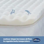 Silentnight Orthopedic 3cm Mattress Topper - 4ft6 Double - Image 7
