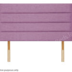 Apollo 4ft6 Dundee Headboard - Azzure Lavender - Image 3