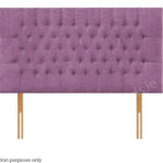 Apollo 6ft Lincoln Headboard - Azzure Lavender - Image 2
