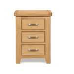 Honey B Sligo Bedside Locker - Oak - Image 2