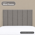 Dreamworld Lisbon 4ft6 Strutted Headboard - Image 7