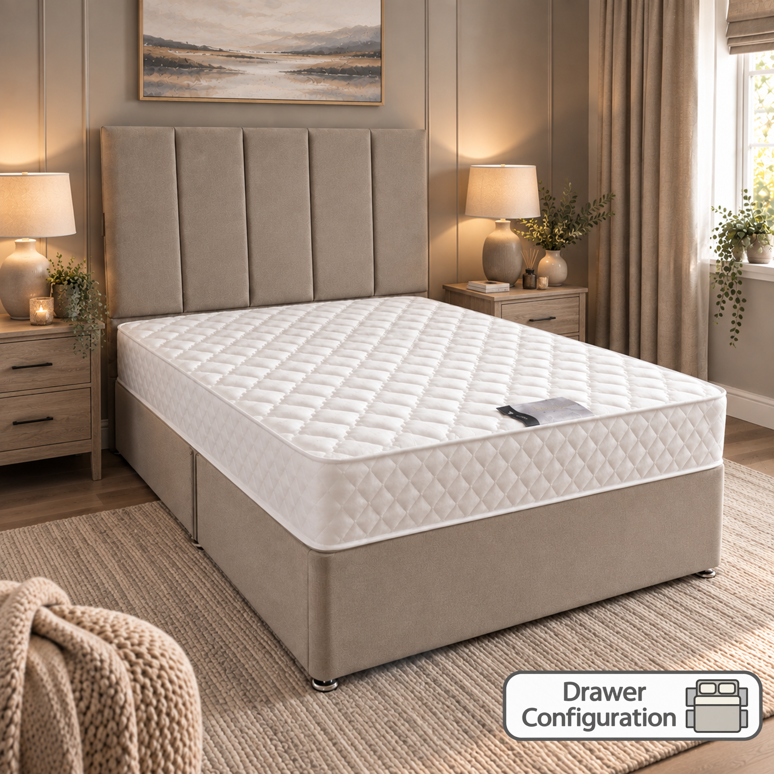 DW-Alba Bed 4ft 4D