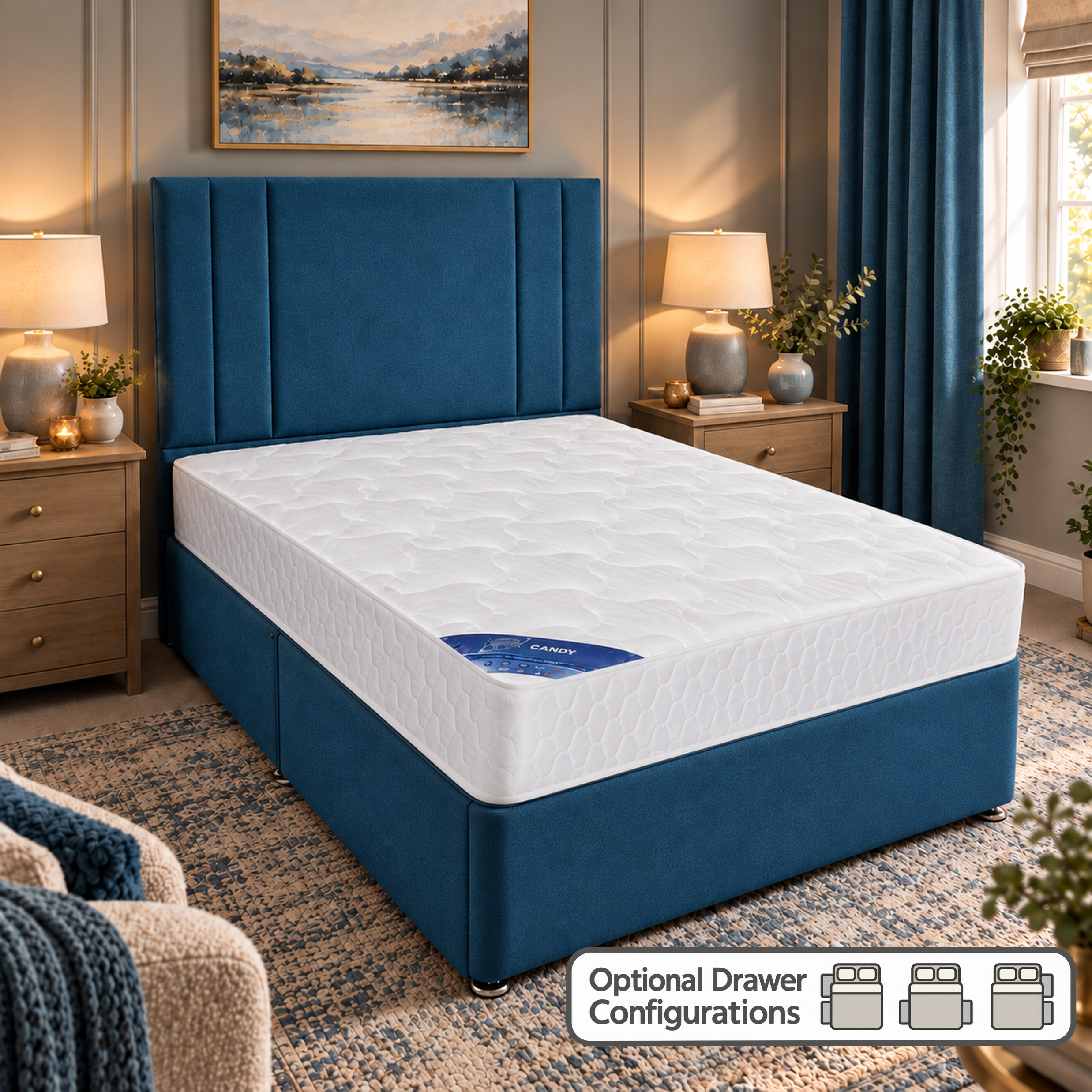 DW-Candy Bed 4ft 2D