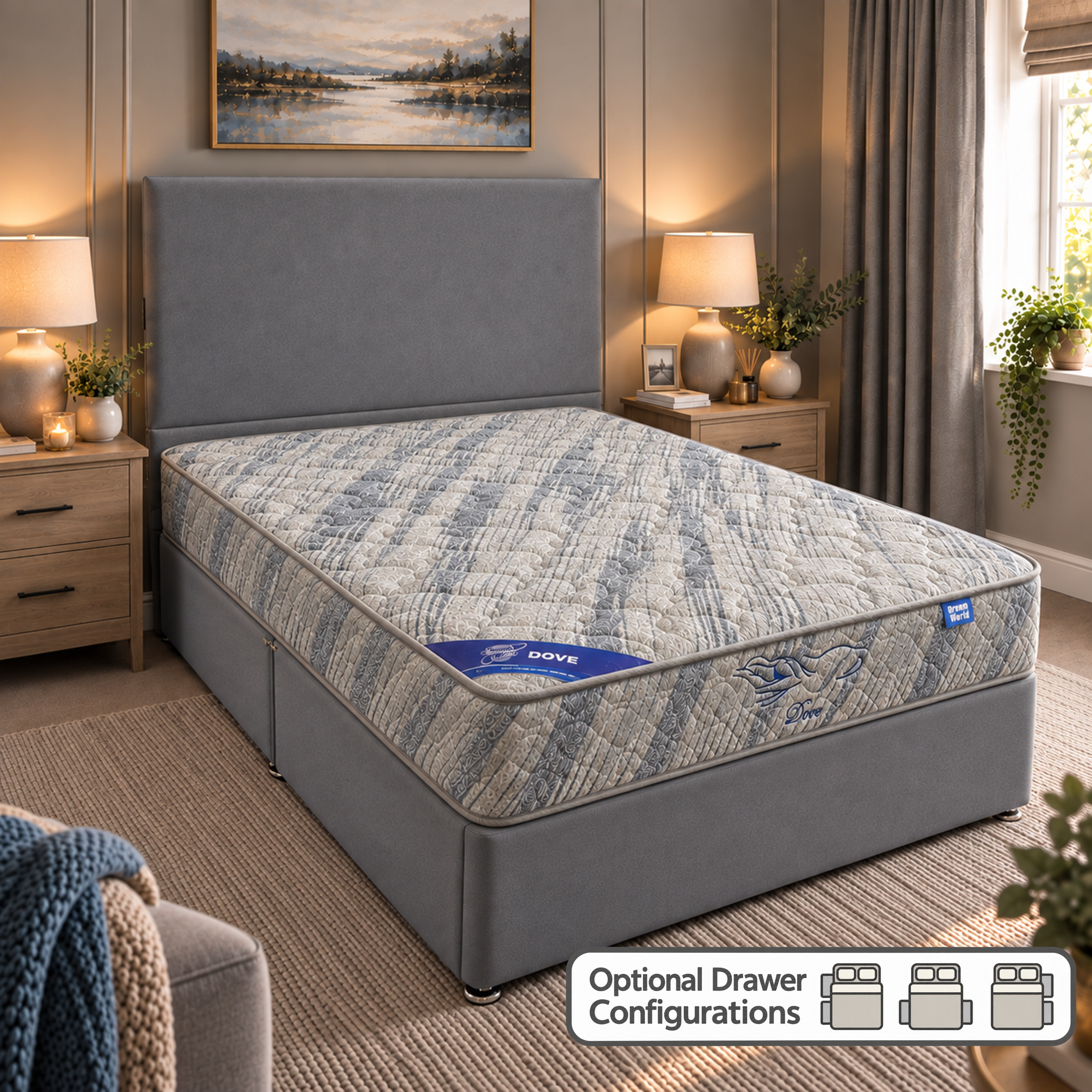 DW-Dove Bed 4ft 2D