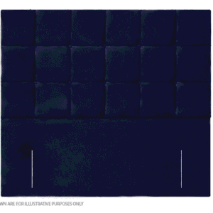 Apollo 5ft Venice Headboard - Velvet Navy Blue