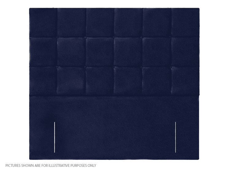 Apollo 5ft Venice Headboard - Velvet Navy Blue