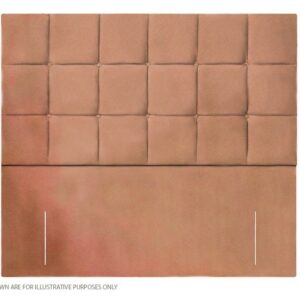 Apollo 5ft Venice Headboard - Velvet Pink