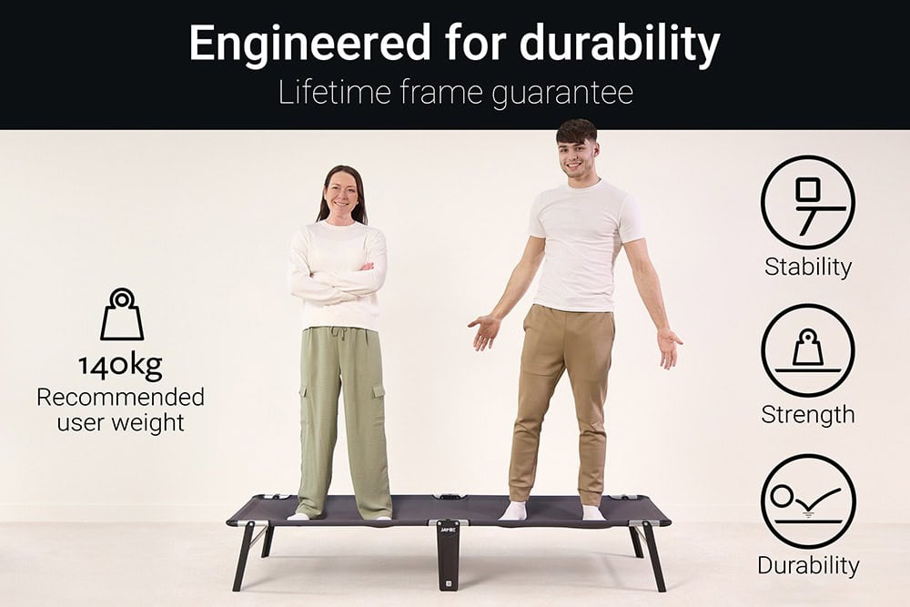 Jaybe Compact 2ft3 Folding Bed with e-Fibre Mattress - 122701 - Image 10