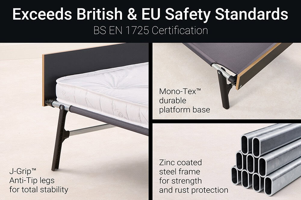 Jaybe Grand 2ft6 Folding Bed with e-Pocket Mattress - 126805 - Image 11