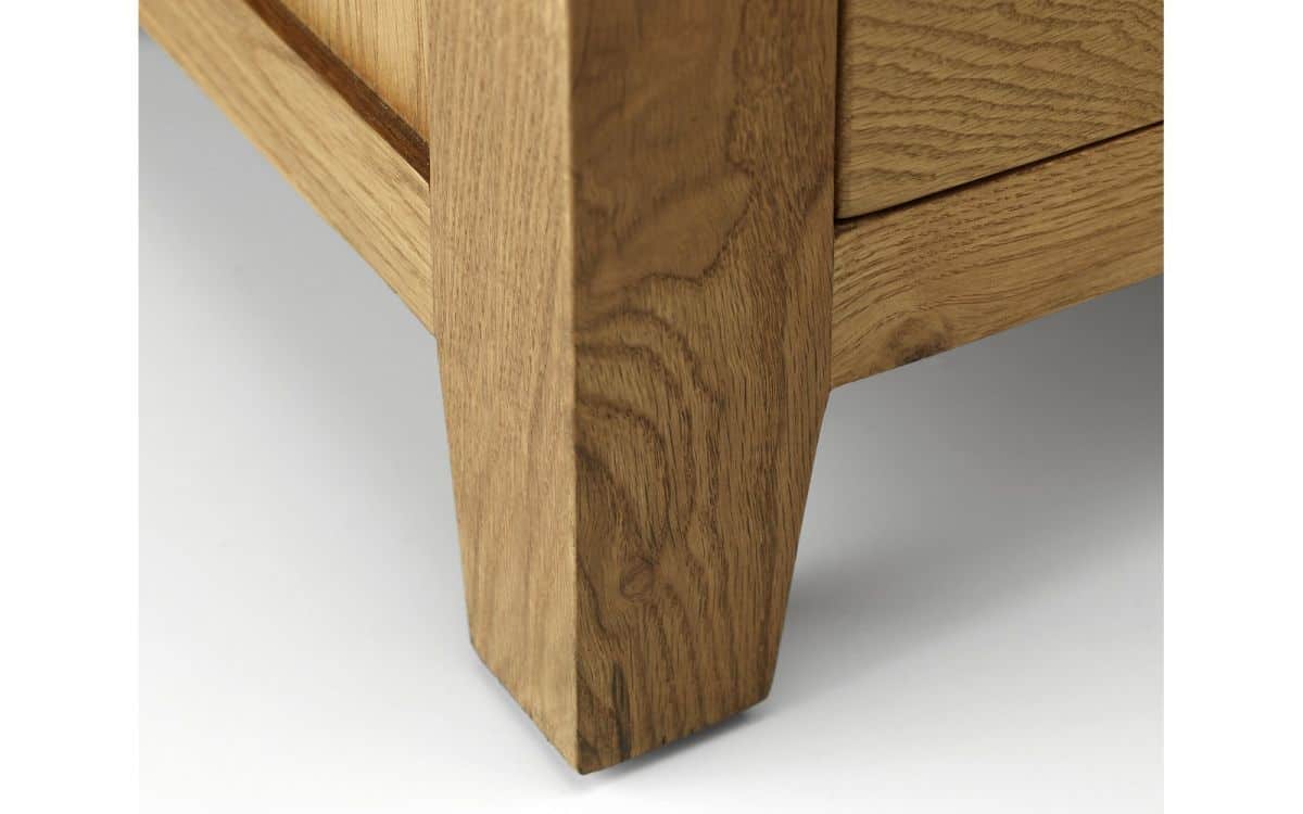 Amsterdam 3 Drawer Bedside - Oak - Image 4