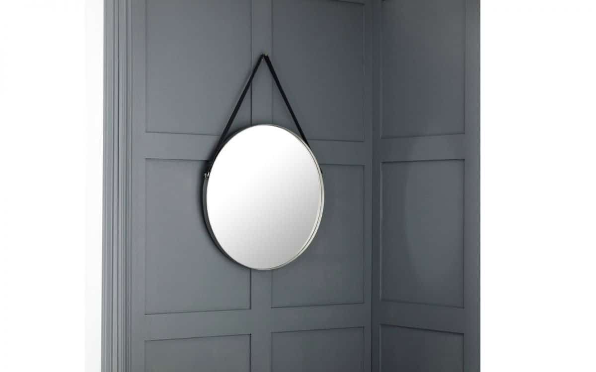 Kelleher Round Pewter Mirror