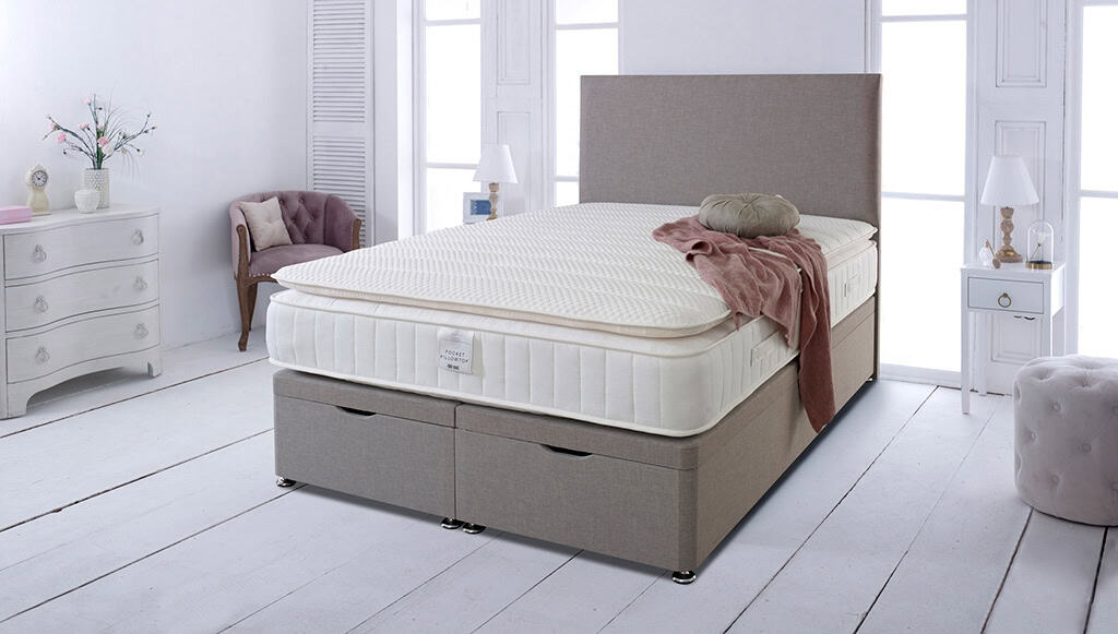 Shire 4ft Pocket Pillowtop 1000 Memory Bed