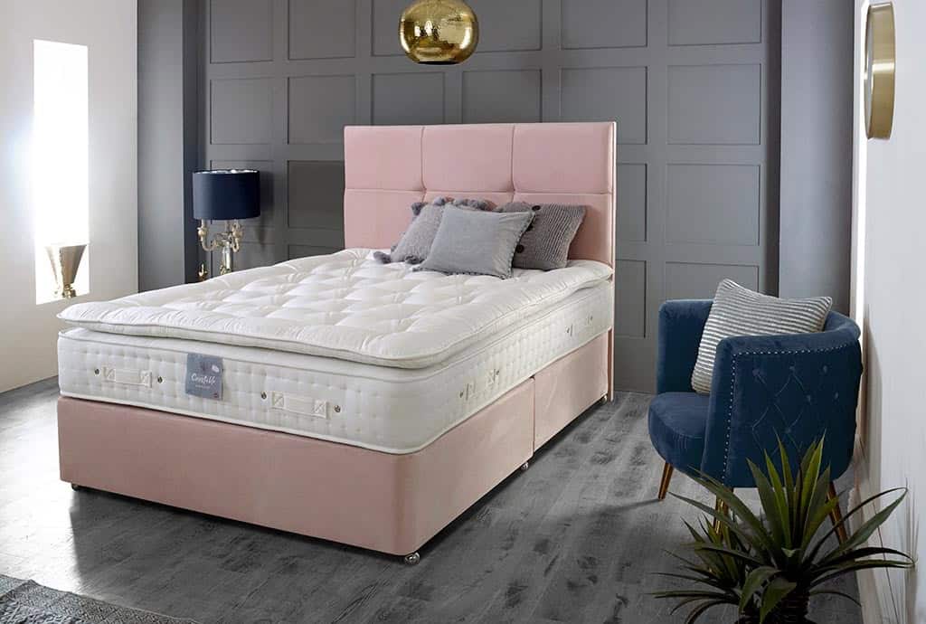 Shire 4ft6 Ortho Tufted Bed - Image 5