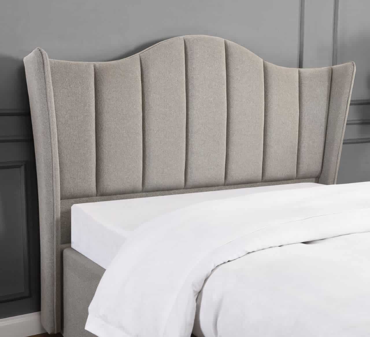 4ft6 Wilson Headboard - Grey - Image 3