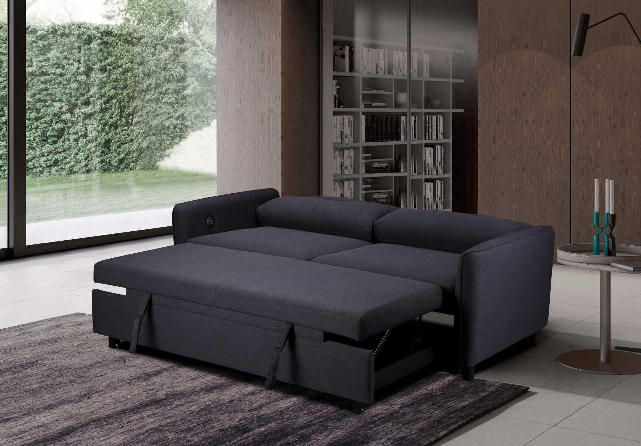 Sheila Sofa Bed - Dark Grey - Image 3