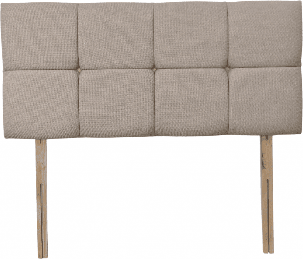 Tranquillity 6ft Headboard - Pebble Fabric