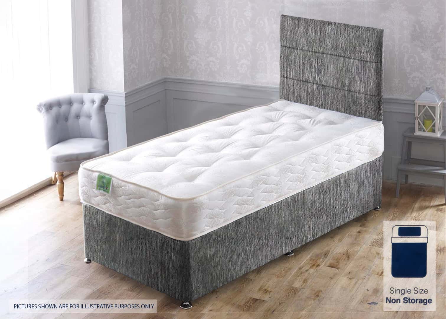 Apollo 3ft Nike Bed - House Grey