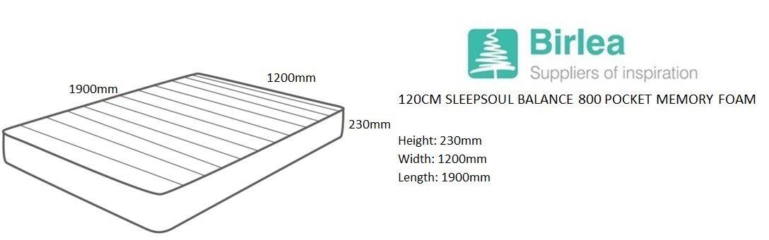 SleepSoul 4ft Balance Mattress WITH 2 FREE PILLOWS WORTH €60 - Image 7